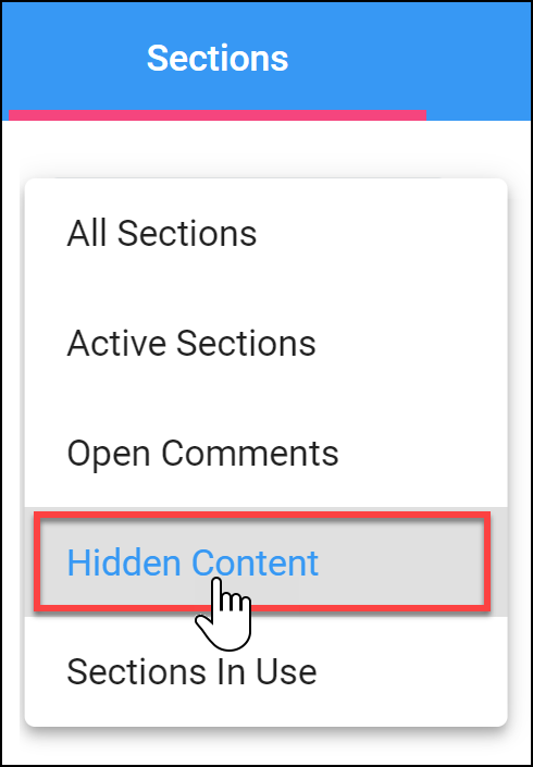 sections_list_view_menu_hidden_content.png